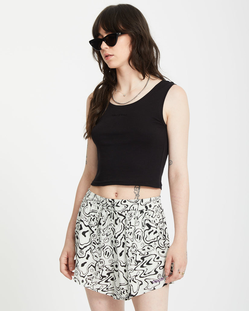 Top sin mangas Volcomstone Tight - BLACK