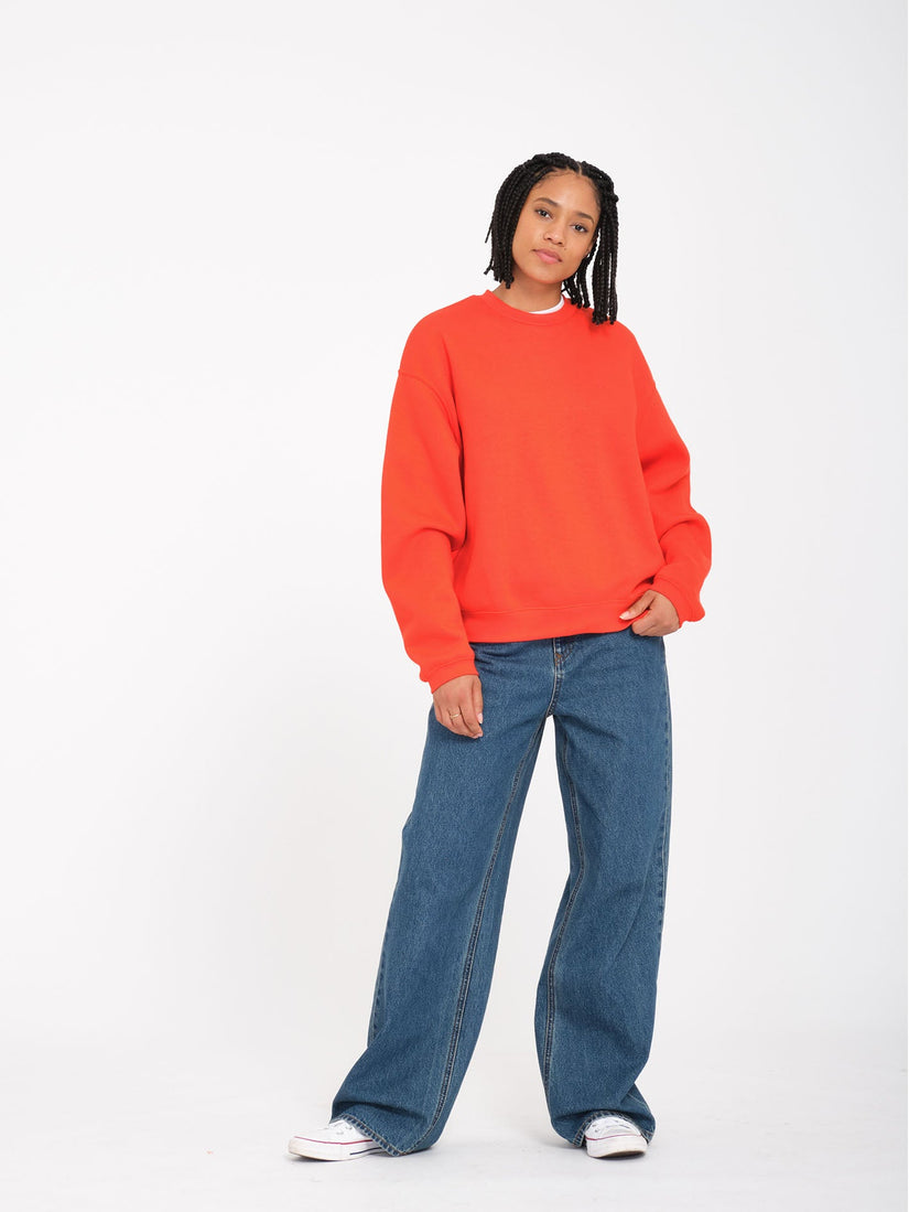 Sudadera Stone Heart Up - Bright Red