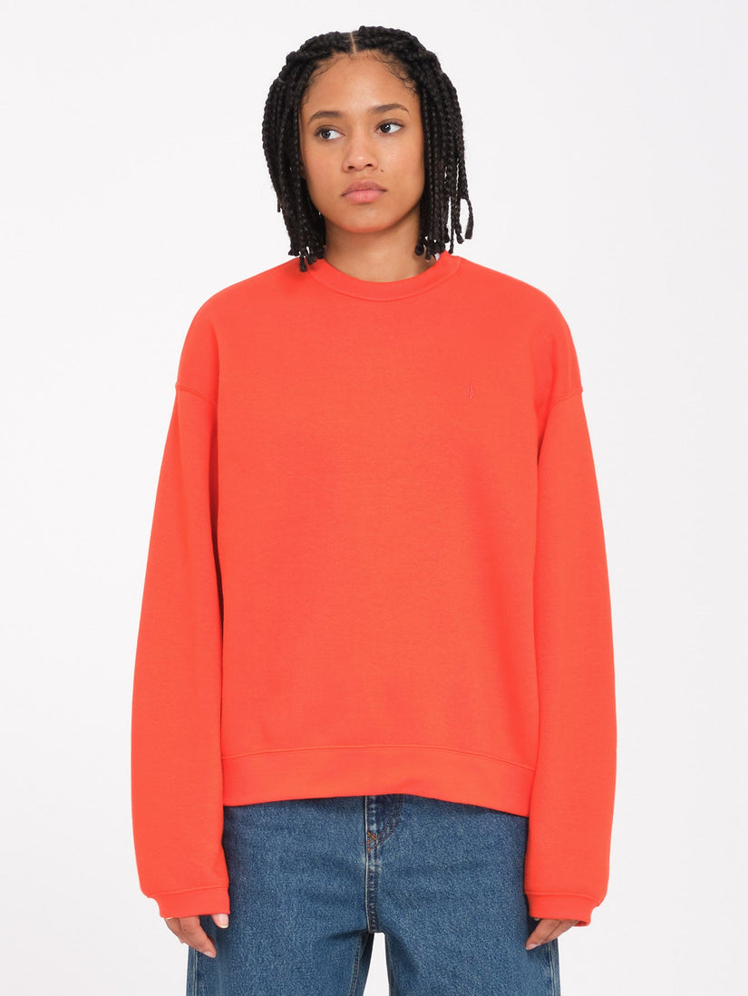 Sudadera Stone Heart Up - Bright Red