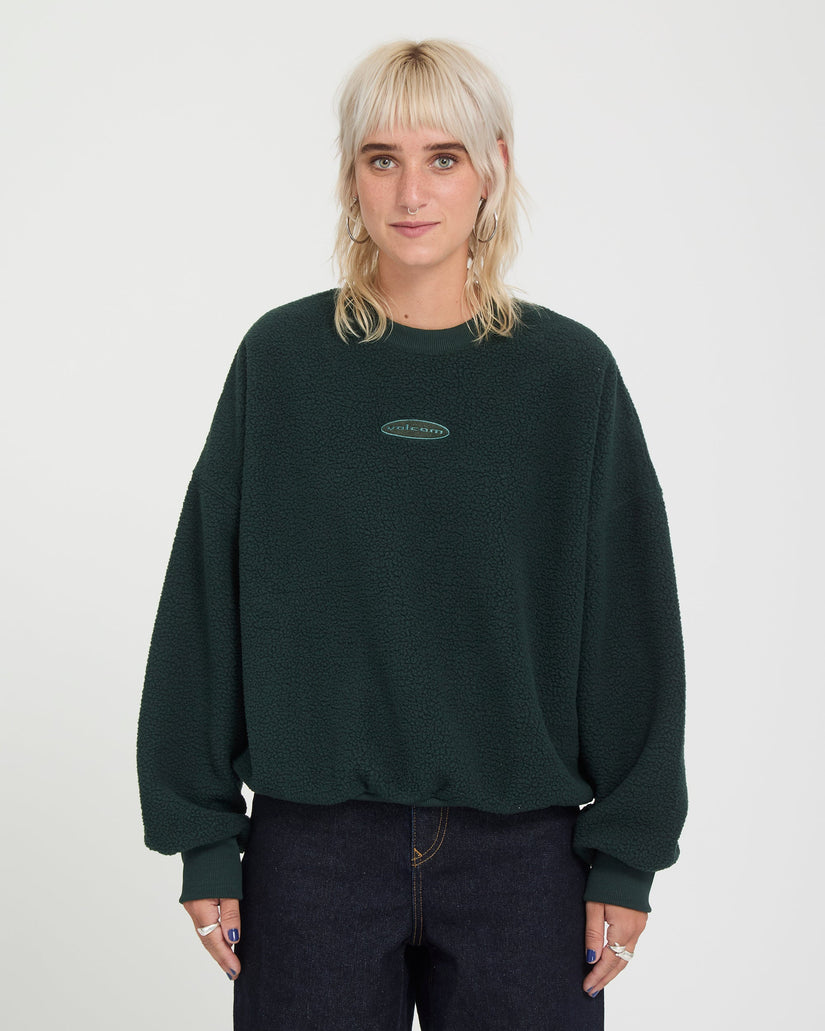 Piou Sherpa Sweatshirt - Scarab