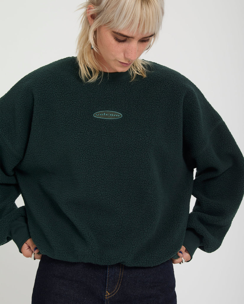Piou Sherpa Sweatshirt - Scarab