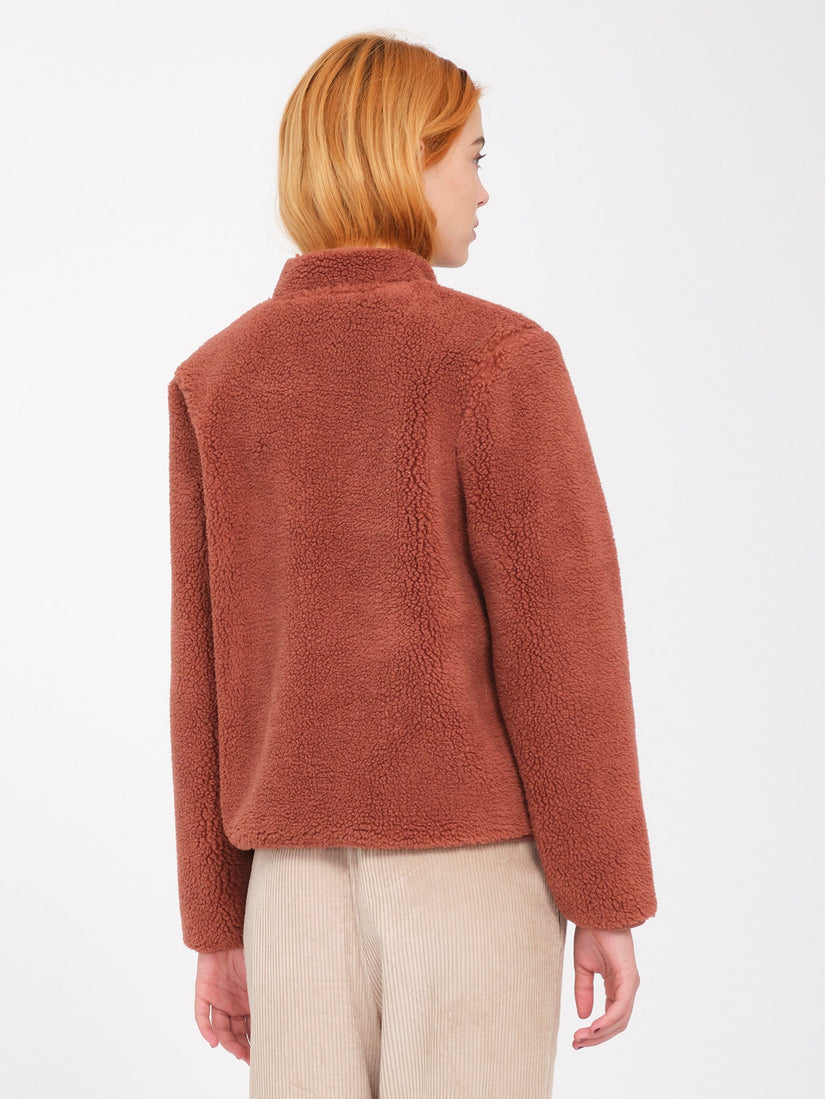 Sudadera Wuzer Fuzzar Sherpa - Chestnut Brown