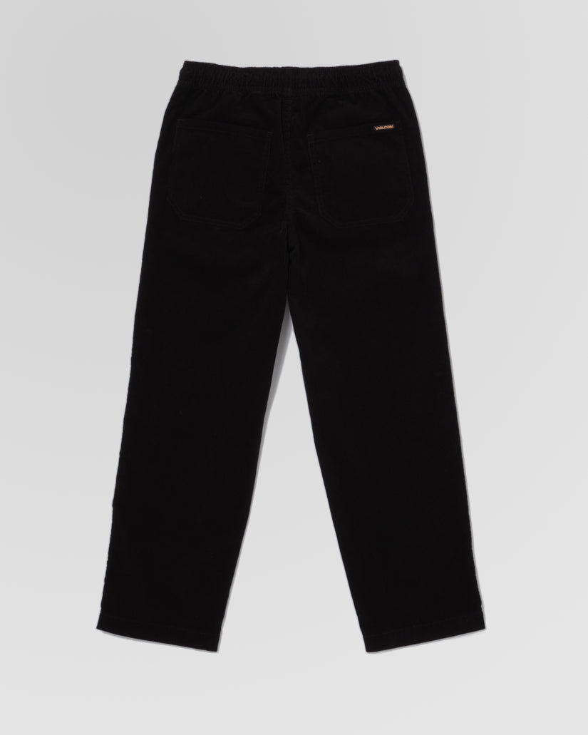 Psychstone Elastic Waist Trousers - Black - (KIDS)