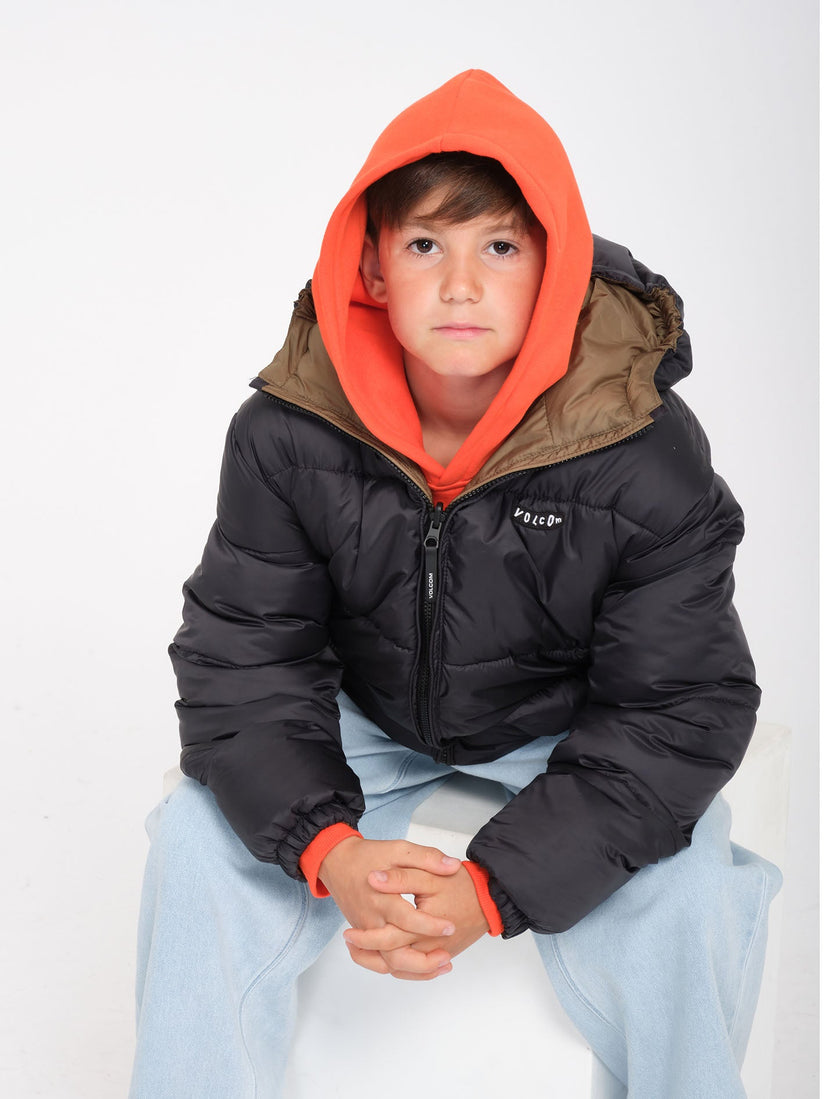 Chaqueta Iconic Puff (Reversible) - Black - (NIÑOS)