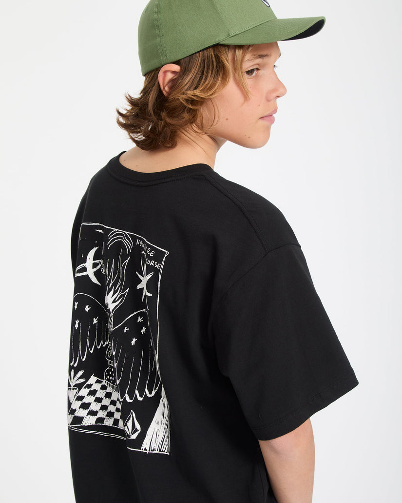 Nowhere T-Shirt - Black - (KIDS)