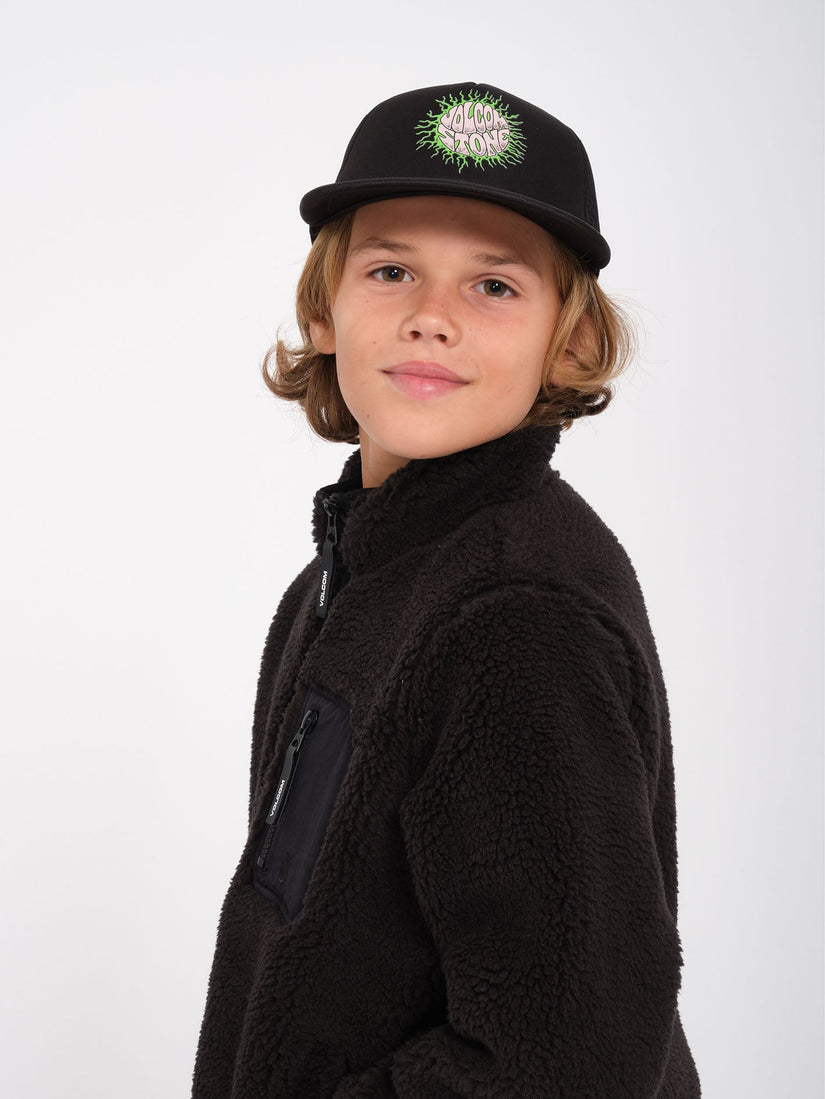 Sudadera Muzzer Fuzzar Zip - Black - (NIÑOS)