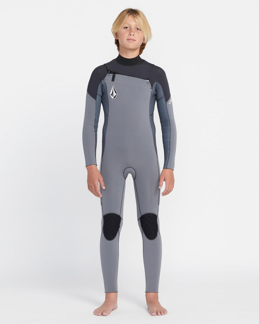 Traje de neopreno de manga larga y cremallera en el pecho Modulator 4/3Mm - Charcoal - (NIÑOS)