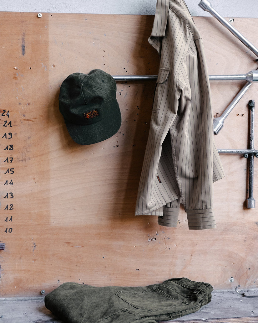 Workwear Adj Cap - Antique Black