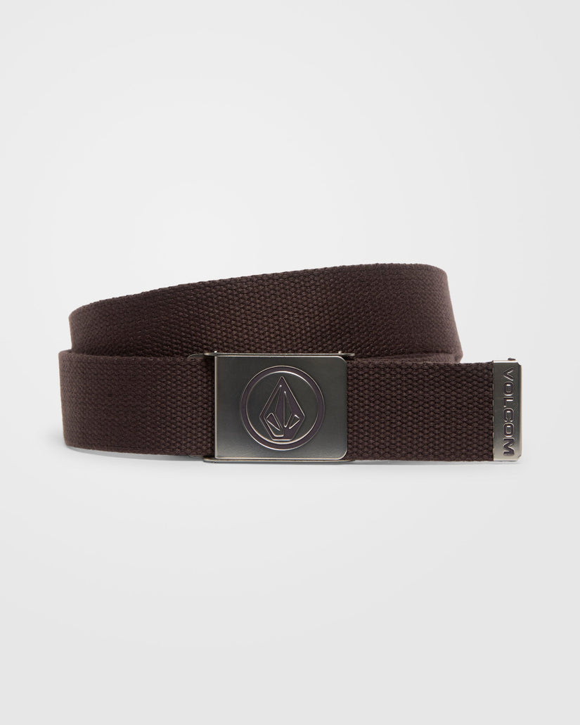 Circle Web Belt - Raisin