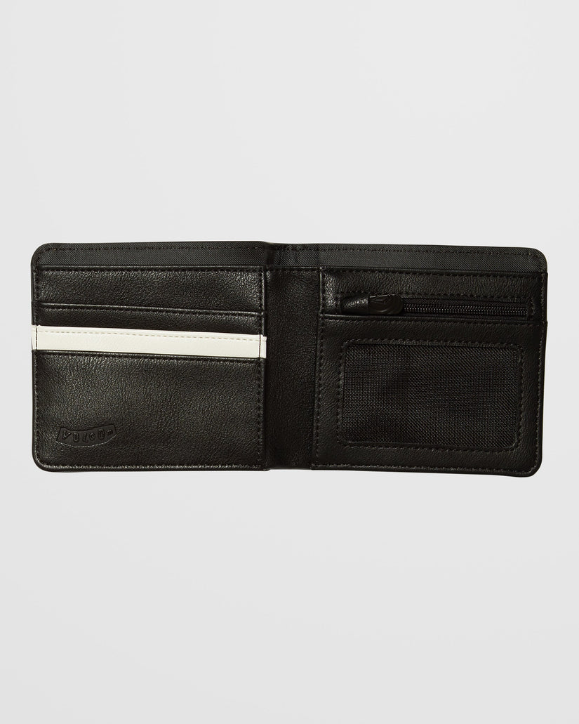 Cartera pequeña Slim Stone - Black