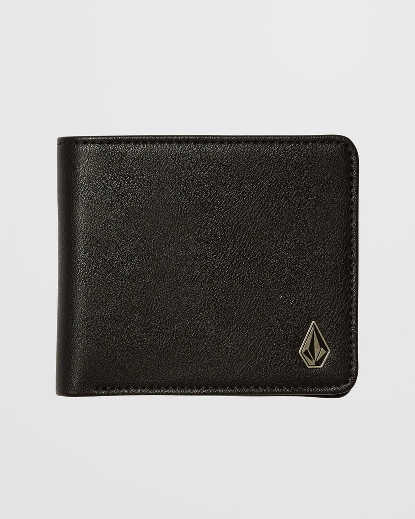 Cartera pequeña Slim Stone - Black