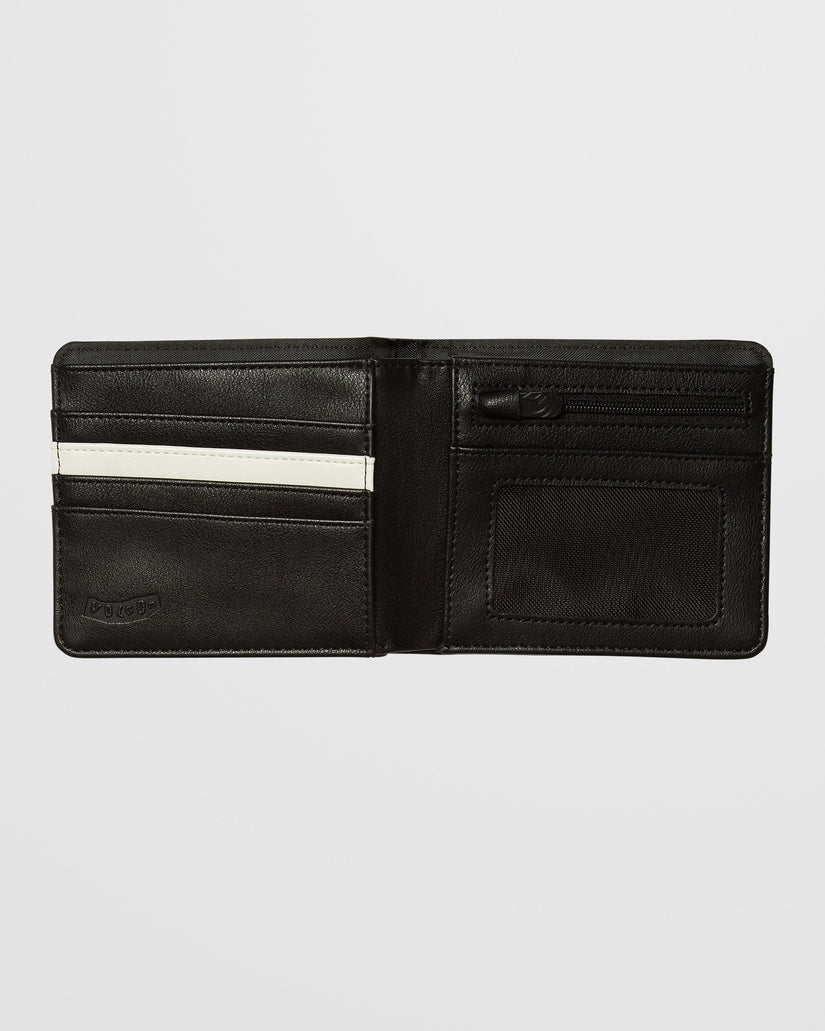 Cartera grande Slim Stone - Black