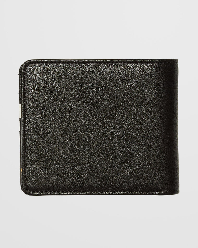 Cartera grande Slim Stone - Black