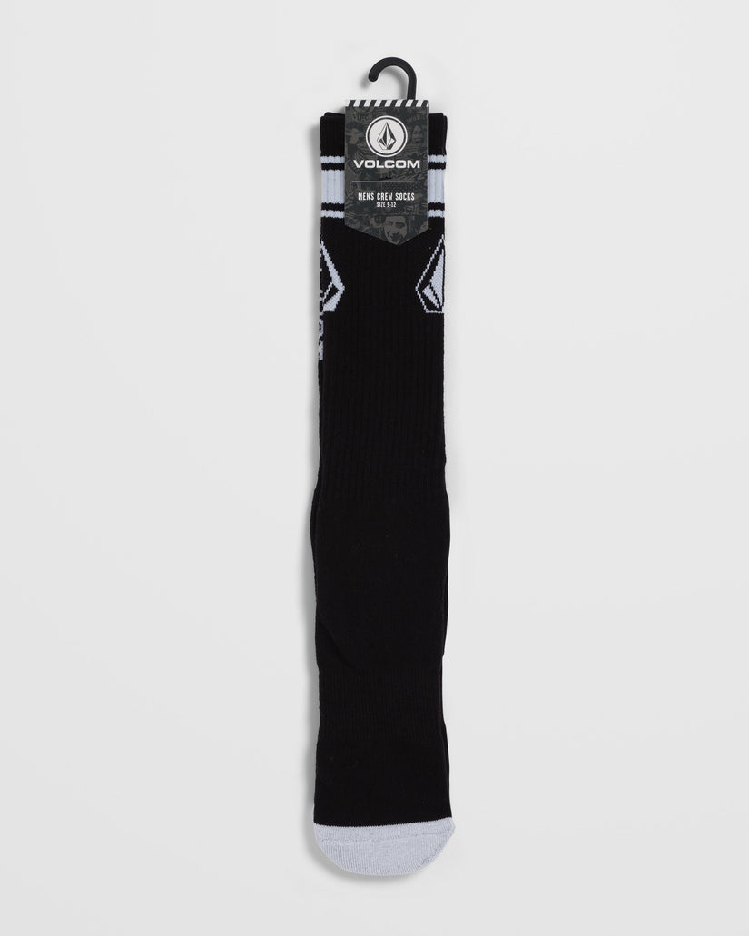 Calcetines High Stripe - BLACK