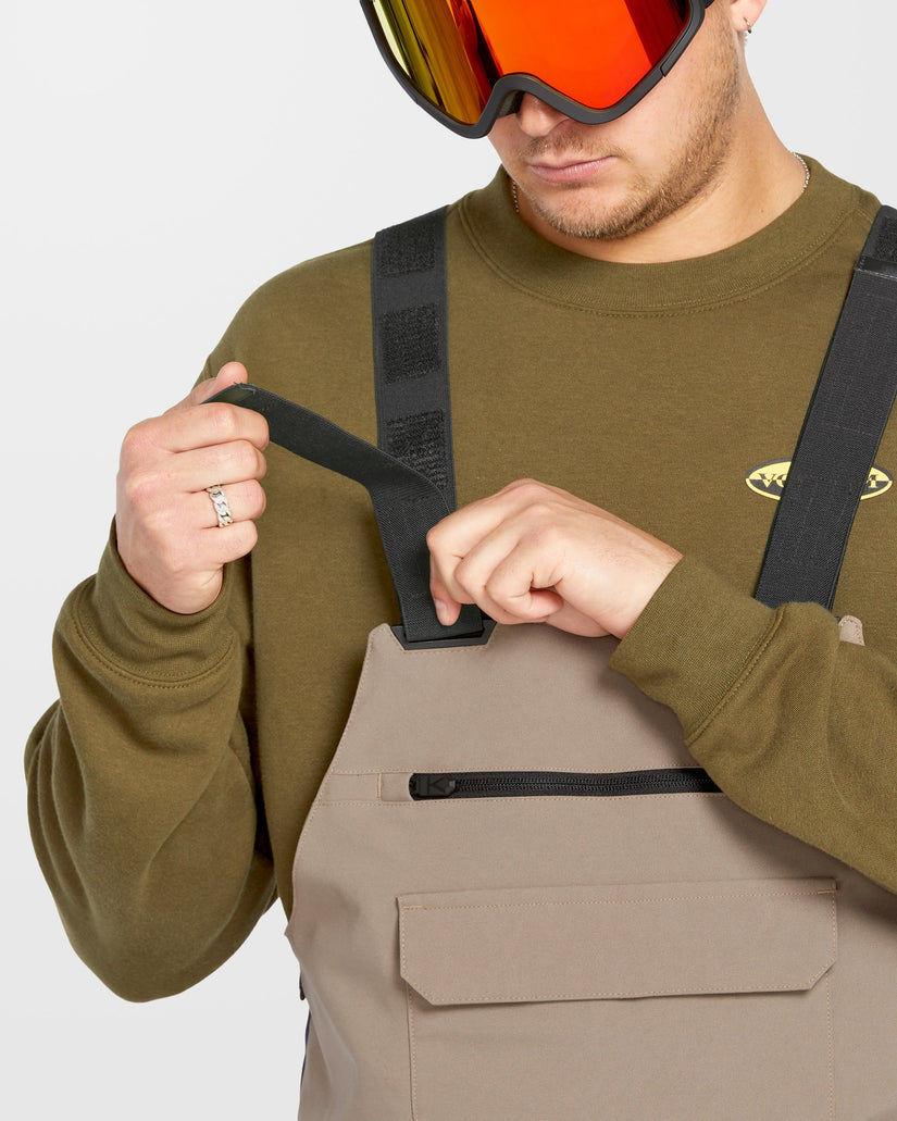 Roan Bib Overall - Chestnut Brown