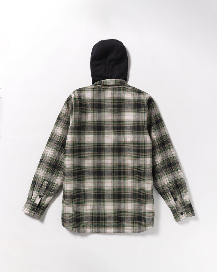 Chaqueta de franela Insulated Kenson - Black Green