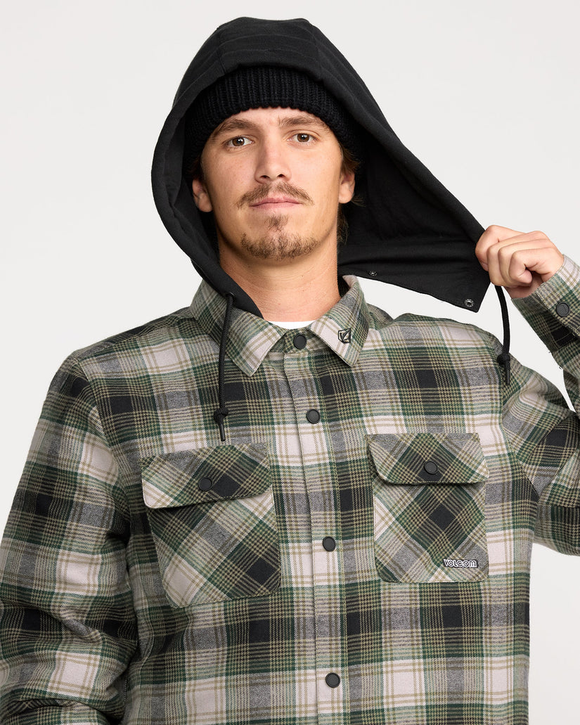 Chaqueta de franela Insulated Kenson - Black Green