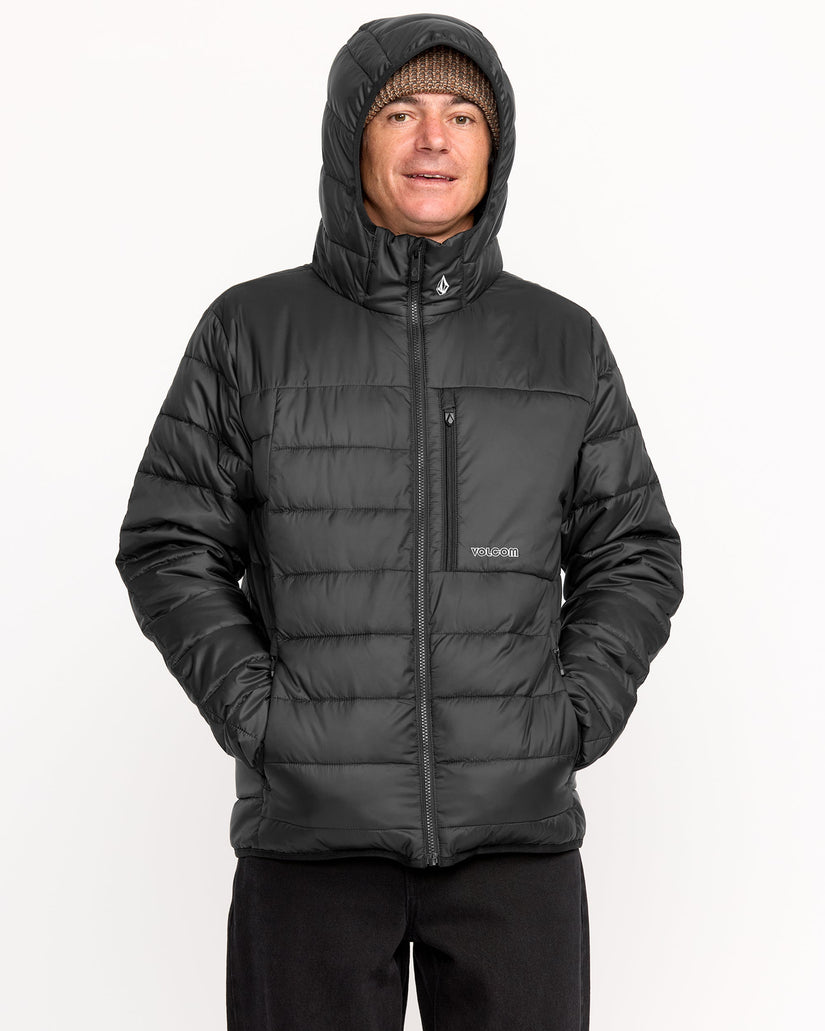 Chaqueta con capucha Puff Puff - Black