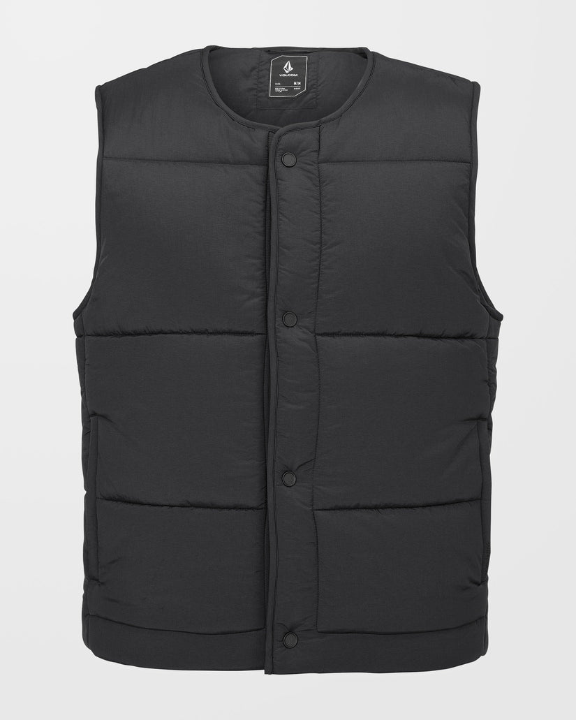 Layered Up Vest - Black