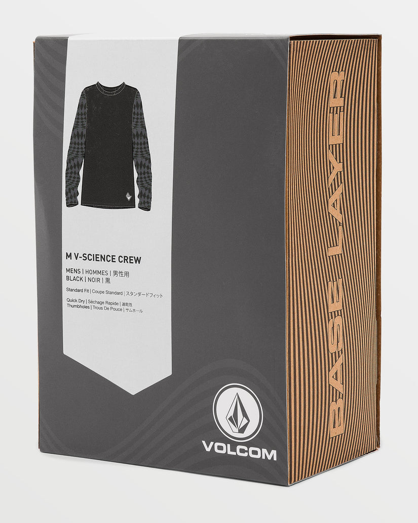 Camiseta primera capa M V-Science - Black/Charcoal