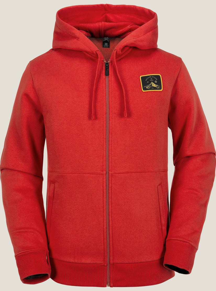 Tuning Zip Fleece - Burnt Orange