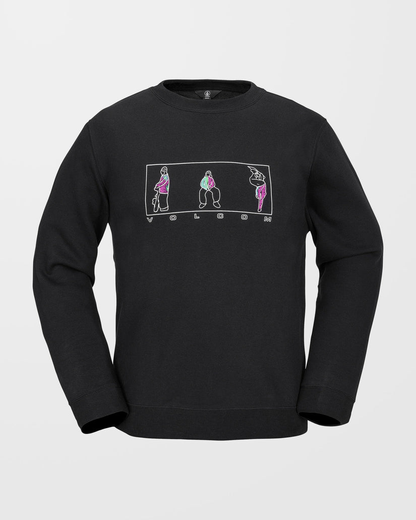 Essential Fleece Sweatshirt - Black