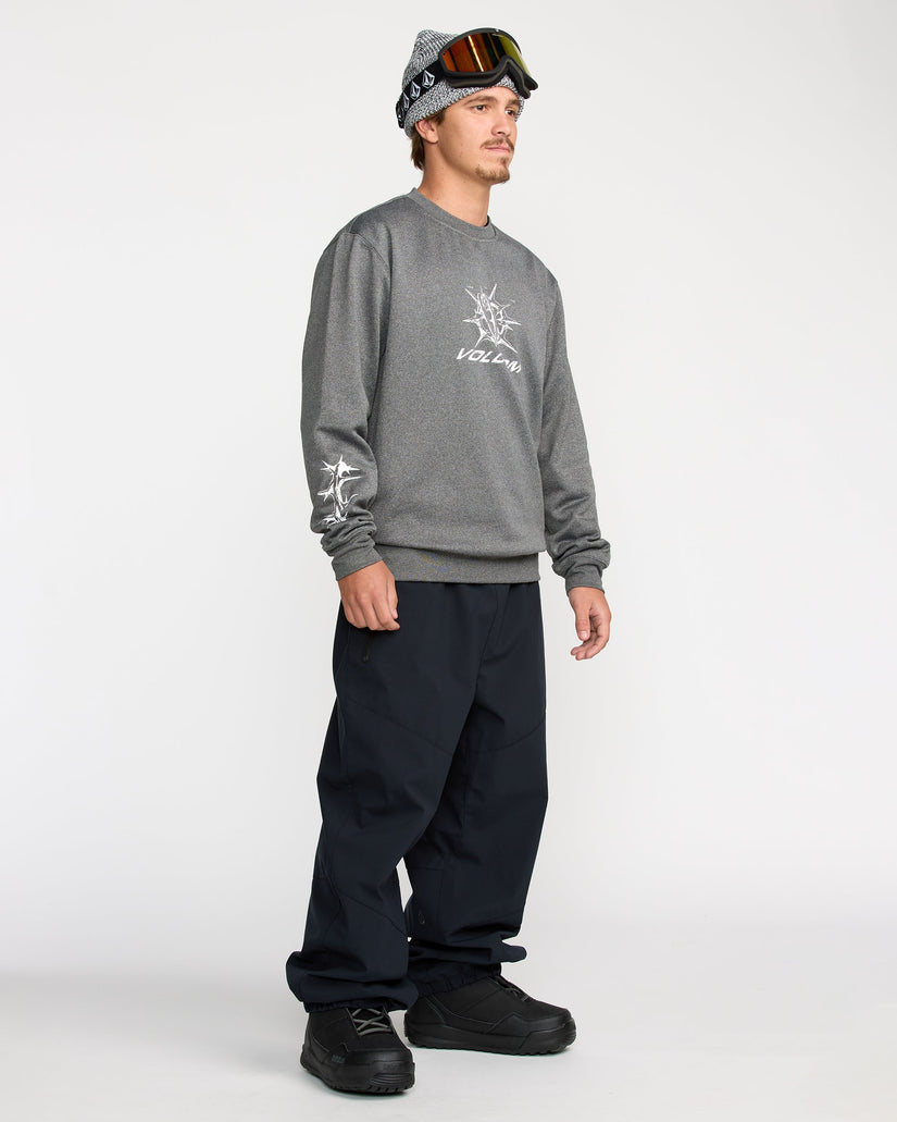 Sudadera Hydro Fleece - Heather Black