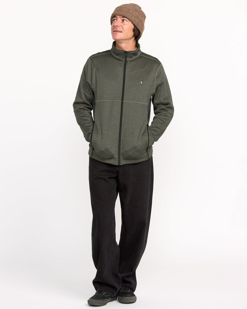 Sudadera polar con cremallera Snowbound - Military