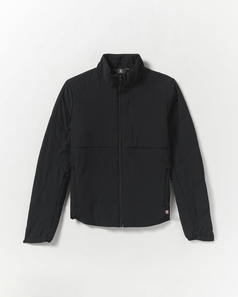 Chaqueta con cremallera Evergreen - Black