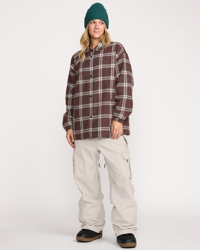 Chaqueta Insulated Riding Flannel - Oxblood