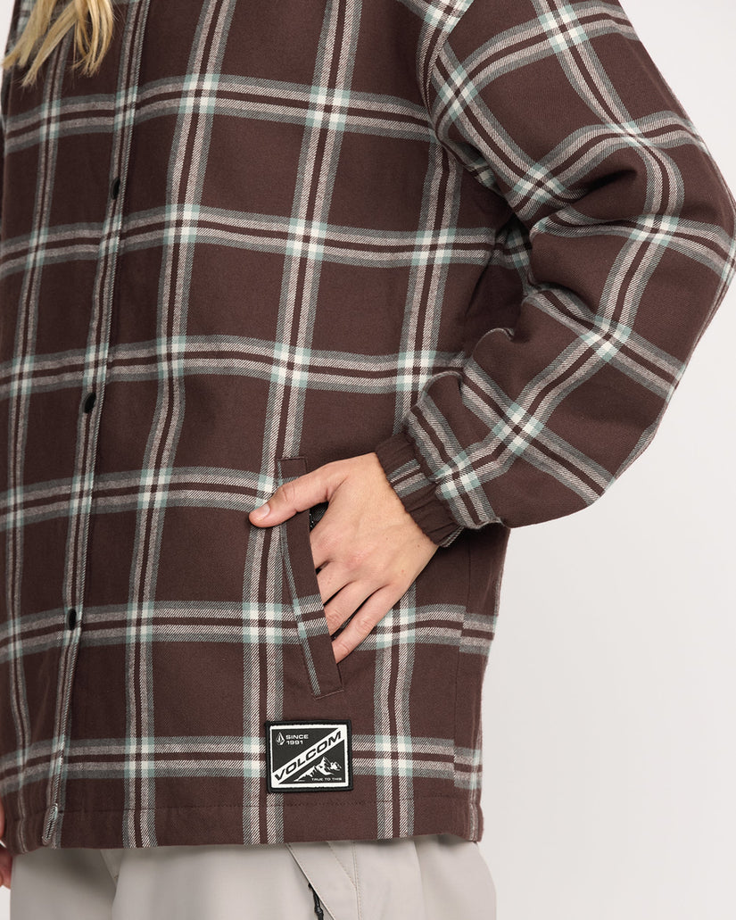 Chaqueta Insulated Riding Flannel - Oxblood