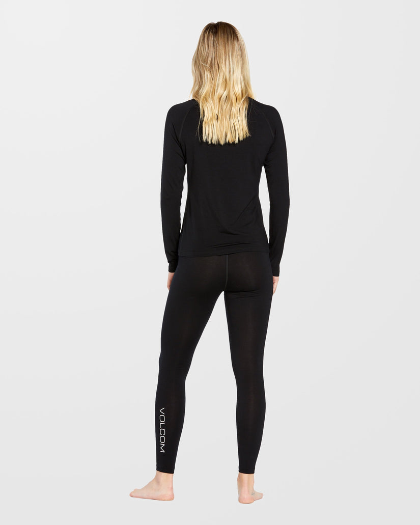 Camiseta primera capa W Merino Blend - Black