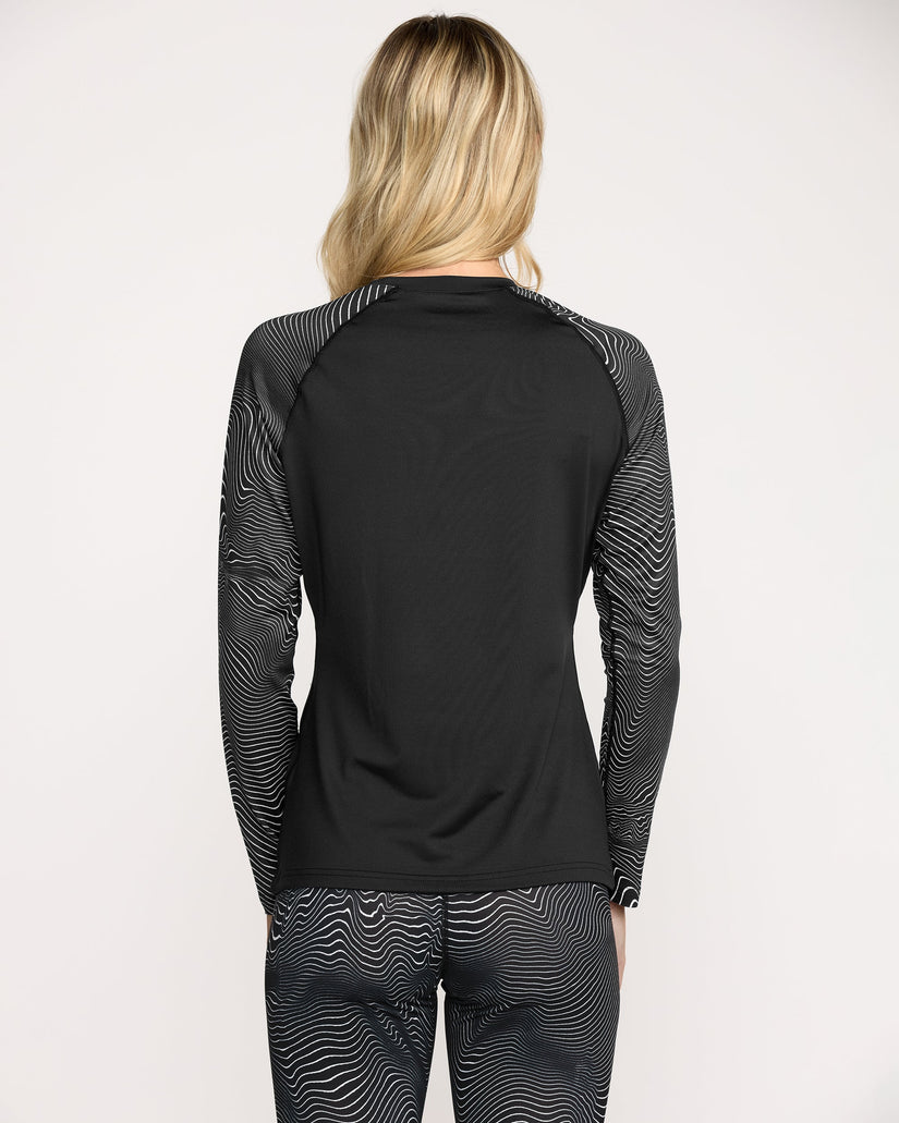 Camiseta primera capa W V-Science - Black White