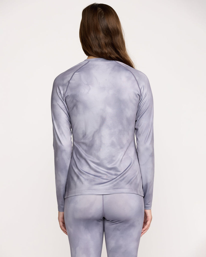 Camiseta primera capa W V-Science - Lavender Aura