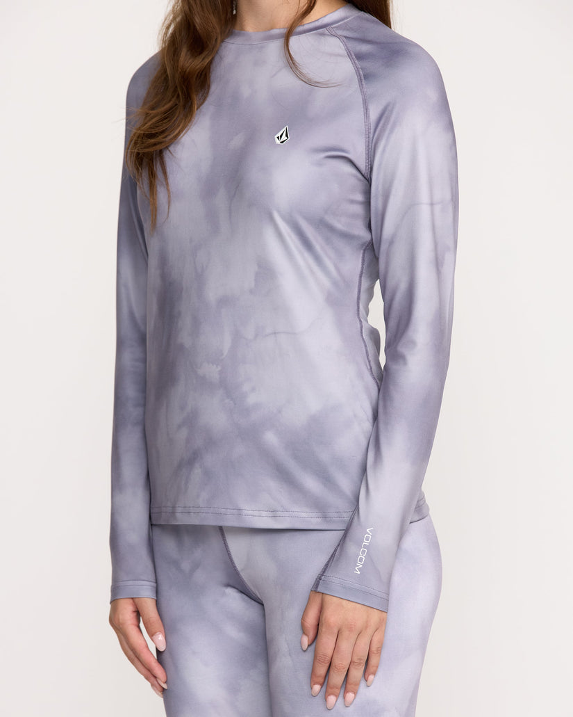 Camiseta primera capa W V-Science - Lavender Aura