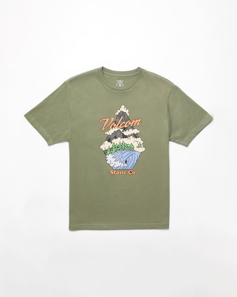 Camiseta Pnw - LIGHT OLIVE - (NIÑOS)