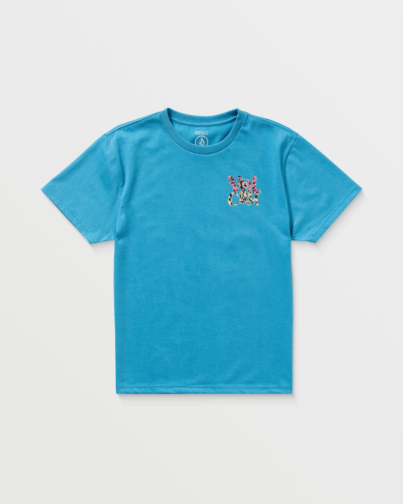 Camiseta Eye Warp - BLUE TURQ - (NIÑOS)