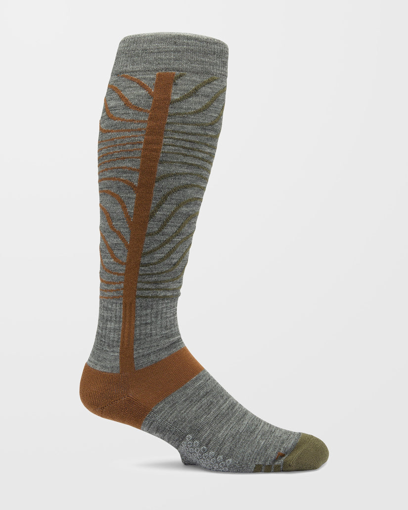 Heavy Over-The-Calf Socks - Heather Grey