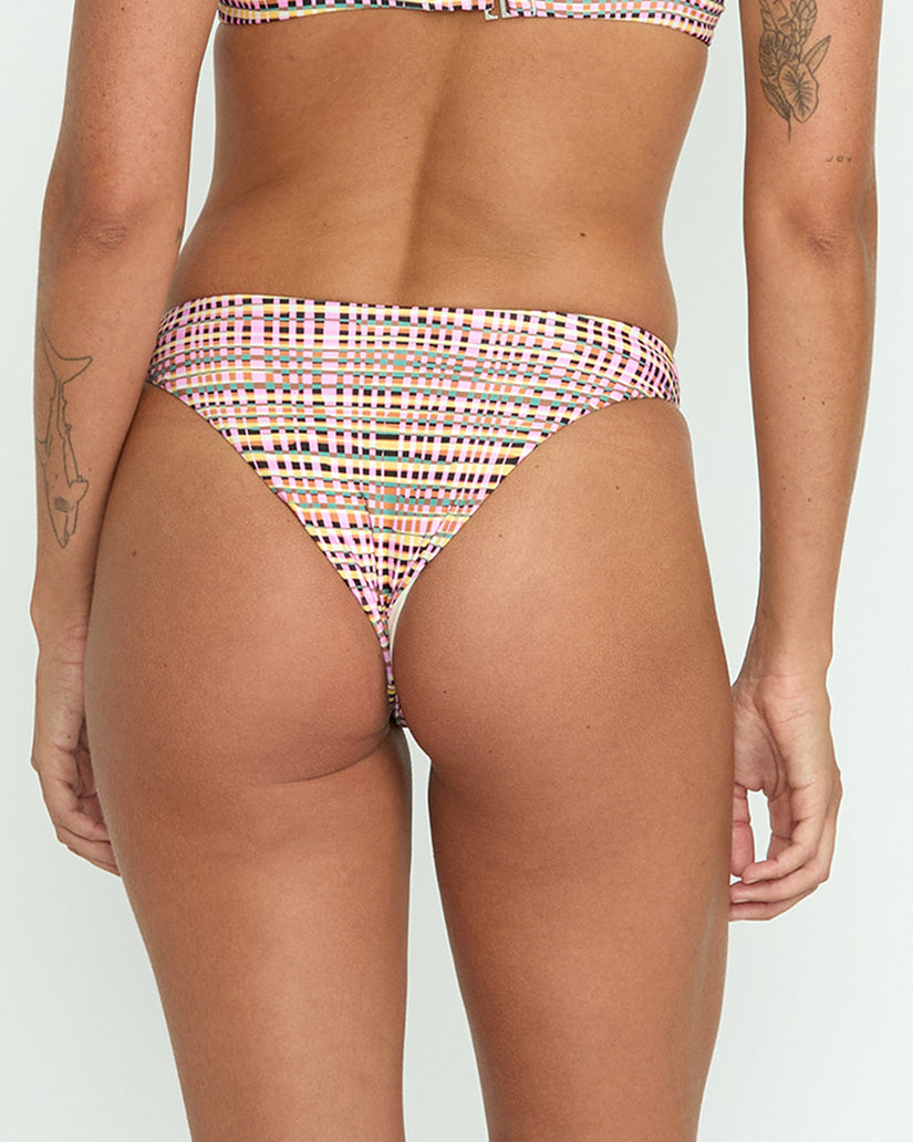 Crossed Path Skimpy Bikini Bottom - Multi