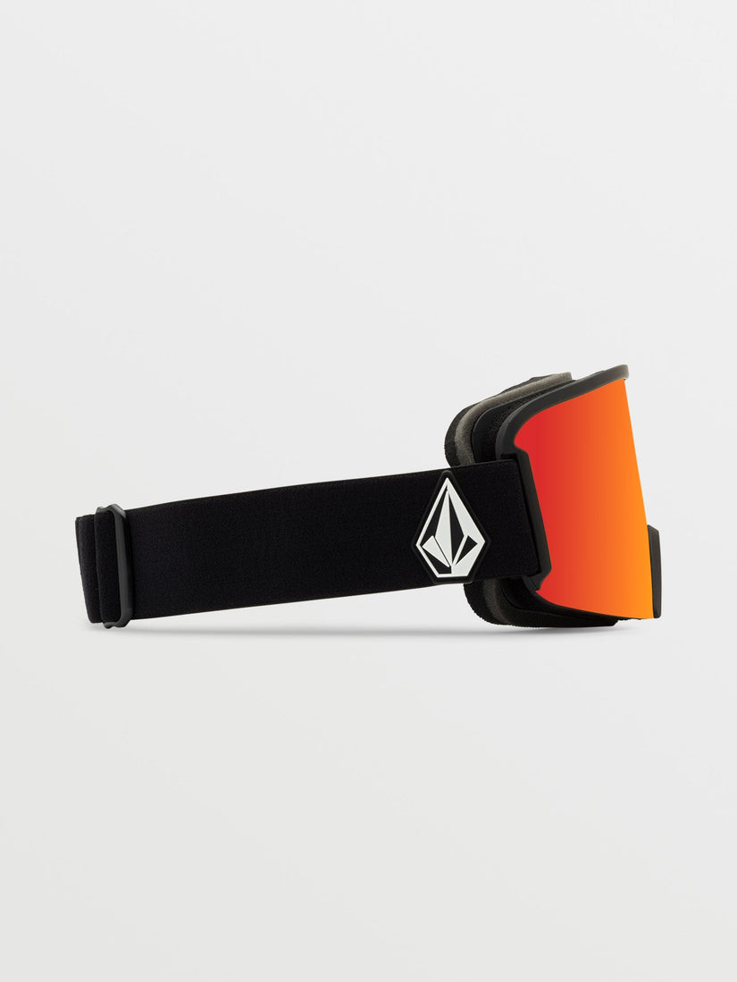 Garden Matte Black Goggle (+ Bonus Lens - Yellow) - RED CHROME (VG0123500_RDCH) [1]