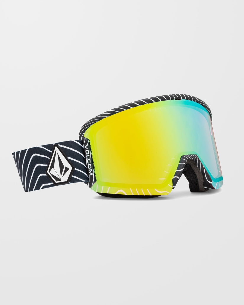 Garden 2 Op Art Goggle (+Bonus Lens - Rose) - Gold Chrome
