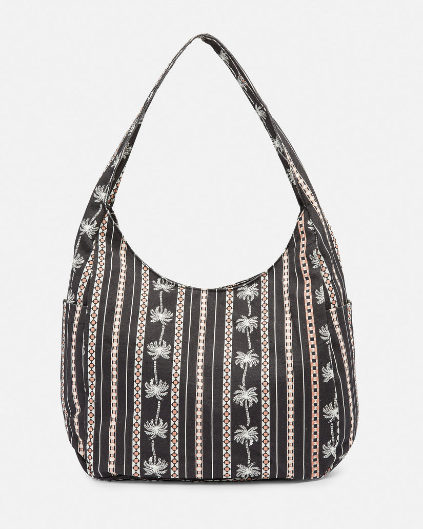 Bolsa Schoolyard Canvas Hobo - BLACK COMBO