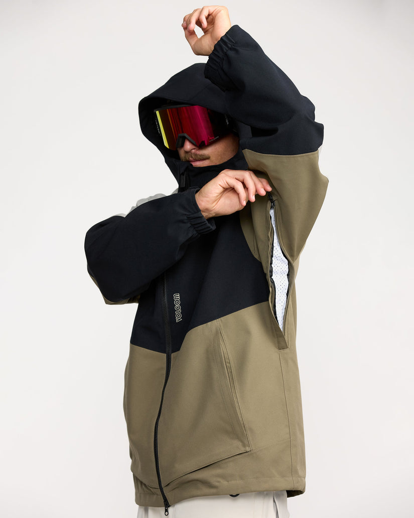 Chaqueta con cremallera Brighton - Military