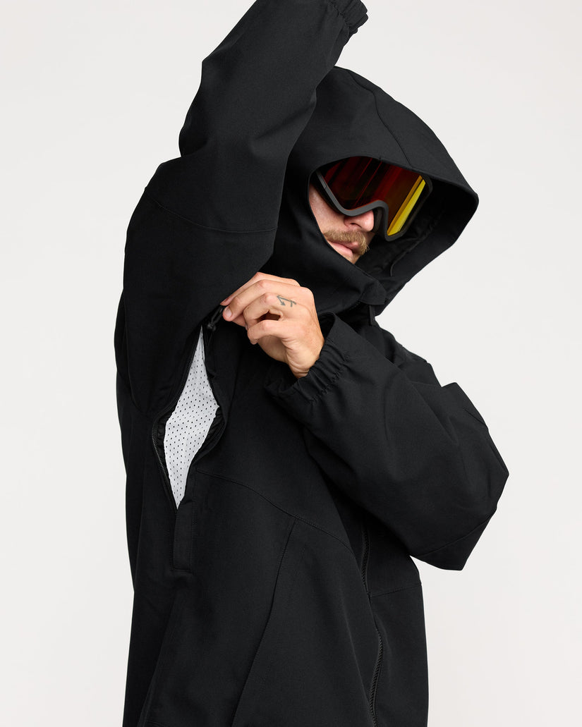 Chaqueta con cremallera Brighton - Black