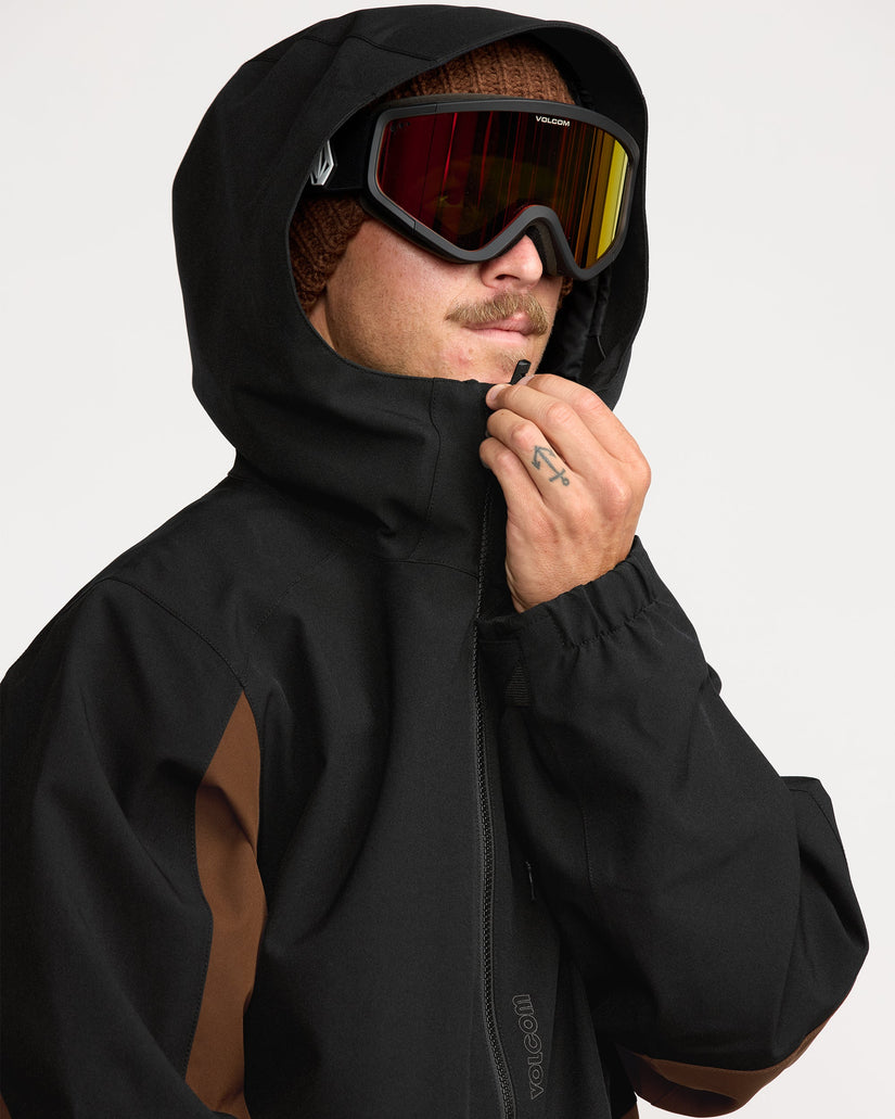 Chaqueta con cremallera Brighton - Brown