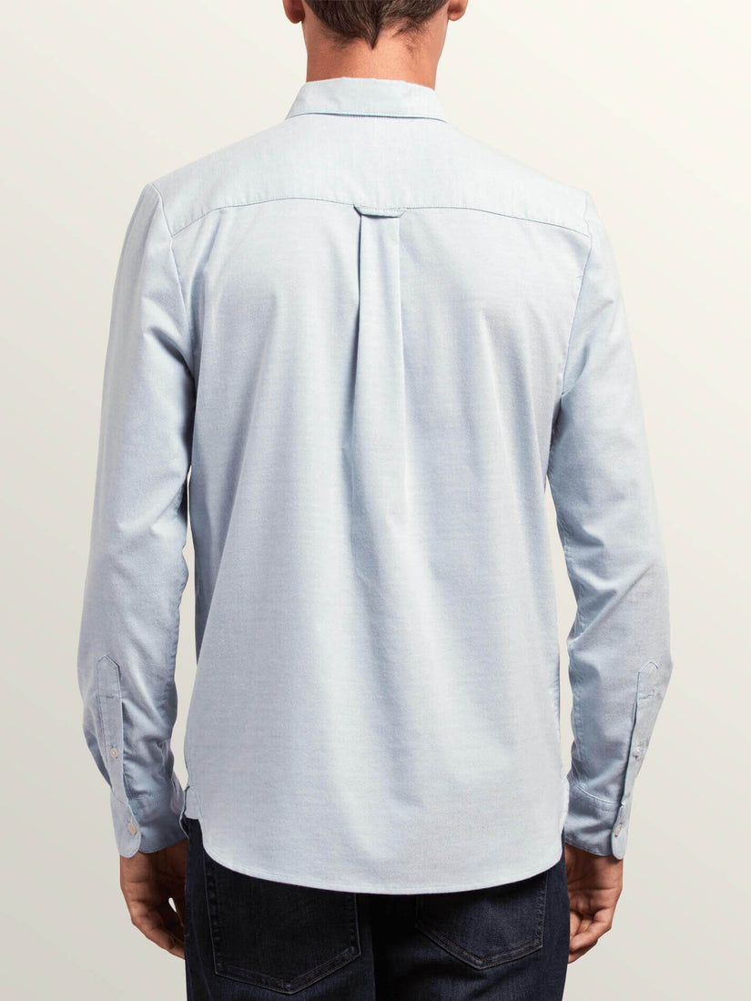 Oxford Stretch Long Sleeve Shirt  - Wrecked Indigo