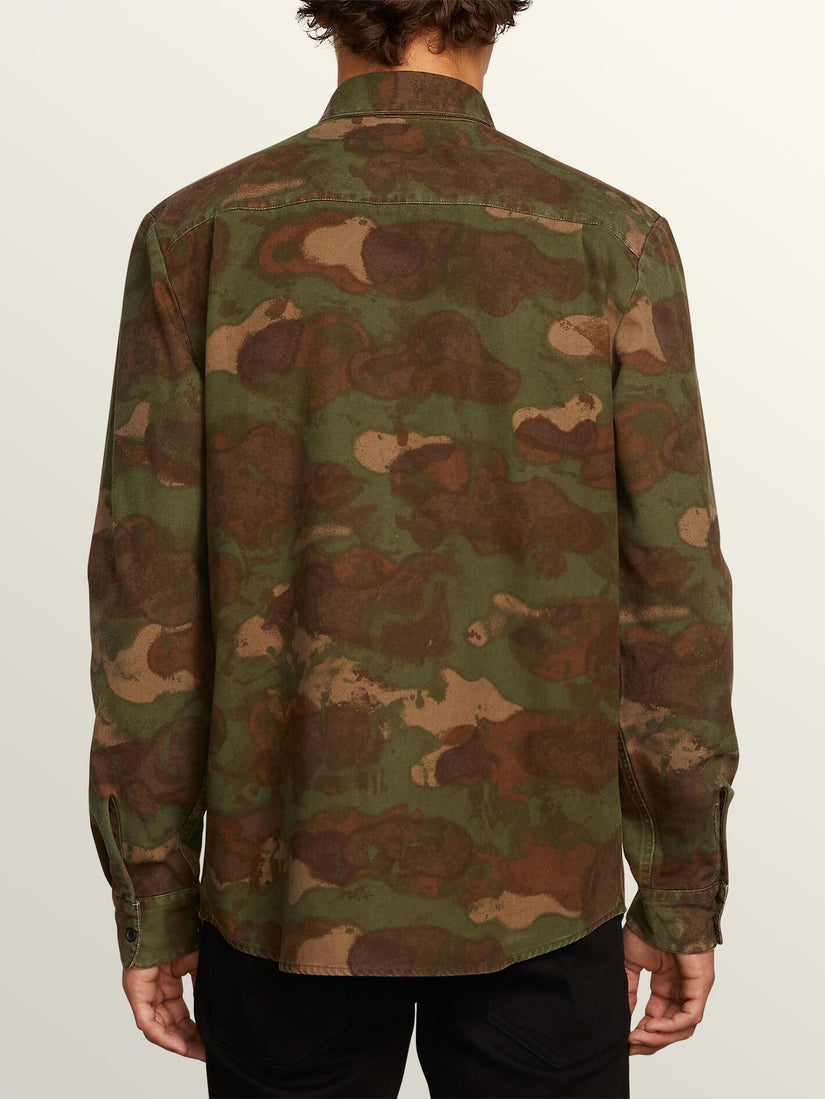 Huckster Long Sleeve Shirt - Army