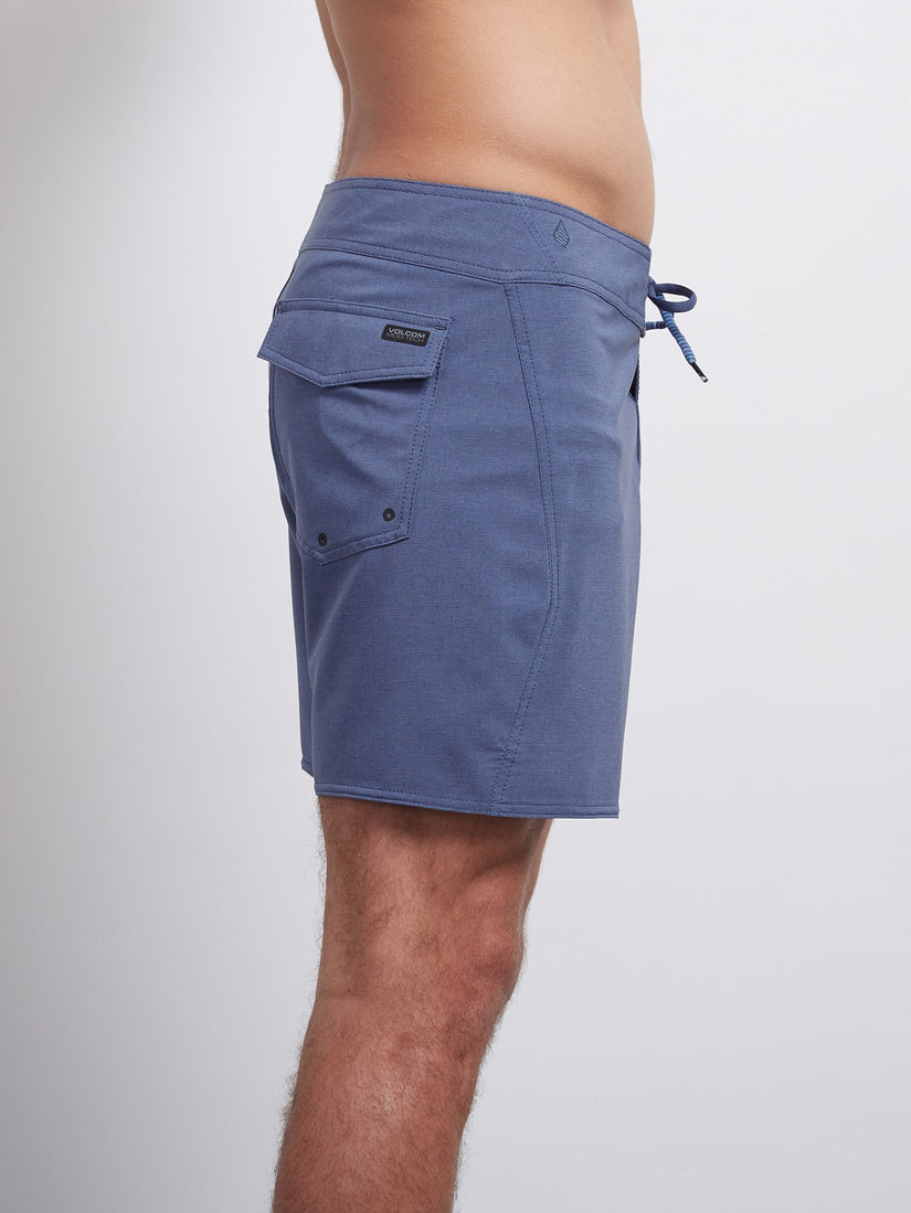 Macaw Mod Solid 16 Boardshort - Deep Blue