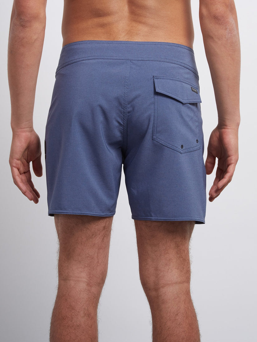 Macaw Mod Solid 16 Boardshort - Deep Blue