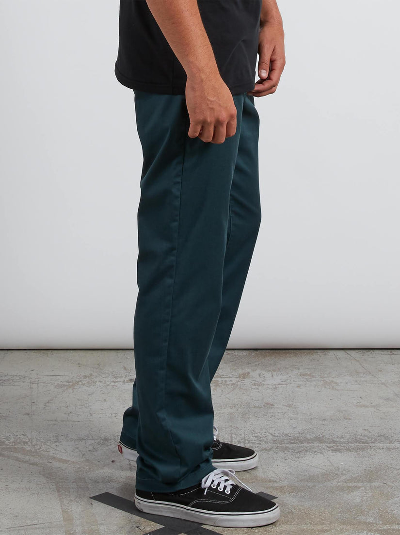 Frickin Modern Stretch Trousers - Navy Green